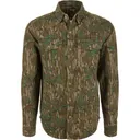 DRAKE Men's Throwback 80 Mossy Oak Greenleaf Button Down Field Shirt (OT0014-012) - Drake