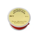 BCY Braided Red Polyester #24 50ft Loop Rope (66528) - Bcy
