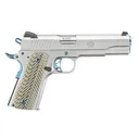 RUGER SR1911 TALO Exclusive 45 ACP 5in 7rd/8rd Mags Stainless/Cobalt Blue PVD Parts Semi-Auto Pistol (6799) - Ruger