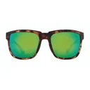 KAENON Men's Salton Matte Tortoise/Coastal Green Mirror Polarized Sunglasses (078MEMEGL-GREN) - Kaenon
