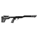 MDT HNT26 Remington 700 Based Medium Action ARCA RH Black Carbon Fiber Folding Chassis (107380-BCF) - MDT