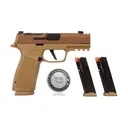 SIG SAUER P365 XMacro Comp 2A 9mm 3in 3x17rd Coyote Semi-Auto Pistol (365XCA-9-CXR3P-COMP-2A) - Sig Sauer