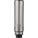 DEAD AIR ARMAMENT Nomad-Ti XC Silver 7.62mm Silencer w/ Xeno Adapter & DA124 Omni Brake (NOMADTIXCXENOSIL) - Dead Air Silencers