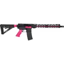 DIAMONDBACK DB15 5.56x45mm NATO 16in 30rd Black/Pink Accents Semi-Auto Rifle (DB175AK591) - Diamondback