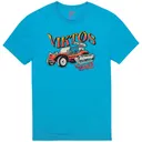 VIKTOS Men's Halftracked Turquoise Heather Tee (18700) - Viktos
