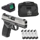 SPRINGFIELD ARMORY Hellcat Pro OSP CA Compliant Gear Up 2024 9mm 3.7in 5x 10rd Mags Black/Stainless Pistol with Viridian RFX11 (HCP9379SOSPCAP) - Springfield Armory
