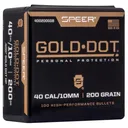 SPEER Gold Dot Handgun Component Bullets 10mm Auto 200 Grain (400200GDB) - Speer