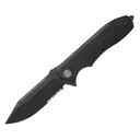 SIG SAUER Validus Black PVD Partially Serrated Drop Point Knife with Black G10 Handle (VA-9BBS) - Sig Sauer
