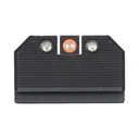 NIGHT FISION Orange Front/Black Rear Optics Ready Stealth Lower 1/3rd Night Sight Set for Walther PDP/PPQ with RMR/507c/508t (WAL-277-330-353-OGZG) - Night Fision