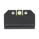 NIGHT FISION Yellow Front/Black Rear Optics Ready Stealth Lower 1/3rd Night Sight Set for Walther PDP/PPQ with RMR/507c/508t (WAL-277-330-353-YGZG) - Night Fision