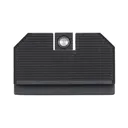 NIGHT FISION Black Front/Blank Rear Optics Ready Stealth Lower 1/3rd Night Sight Set for Walther PDP/PPQ with RMR/507c/508t (WAL-277-330-353-ZGZX) - Night Fision