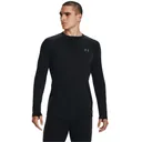 UNDER ARMOUR Men's ColdGear Base 2.0 Black/Pitch Gray Long Sleeve Crew Shirt (1343244-001) - Under Armour