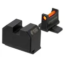 NIGHT FISION Red Front Optic Height Fiber Optic Sight Set for Smith&Wesson M&P 2.0 with RMR/507c/SRO (SAW-206-311-402-RFZX) - Night Fision