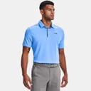 UNDER ARMOUR Men's Tech Carolina Blue / Pitch Gray Polo (1290140-475) - Under Armour