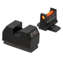 NIGHT FISION Red Front Optic Height Fiber Optic Sight Set for SIG P320 with RMR/507c/SRO (SIG-183-345-332-RFZX) - Night Fision