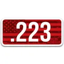 MTM 223 Ammo Caliber Labels (CL223) - MTM Case-gard