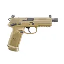 FN FNX-45T .45 ACP 5.3in 15rd Flat Dark Earth Semi-Auto Pistol w/ Holosun 407C (66102270) - FN
