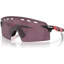OAKLEY Encoder Strike Vented Giro Pink Stripes Frame/Prizm Road Black Lenses Sunglasses (OO9235-1639) - Oakley
