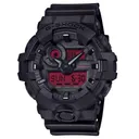 CASIO G-Shock Analog-Digital Black/Red Watch (GA-700BBR-1ACR) - Casio