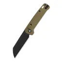 QSP Penguin Glyde Lock Black/Khaki FRN Pocket Knife (QS130GL-C2) - Qsp