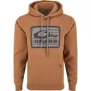 DRAKE Men's Drake Graphic Golden Pecan Dark Heather Work Hoodie (DS9090-GPD) - Drake