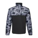 DRAKE Men's MST Quarter Zip Refuge Eqwader Old School Black Jacket (DW7355-041) - Drake