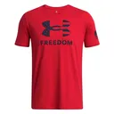 UNDER ARMOUR Men's Freedom Logo Red/Midnight Navy T-Shirt (1382970-600) - Under Armour
