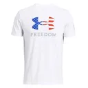 UNDER ARMOUR Men's Freedom Logo White T-Shirt (1382970-100) - Under Armour