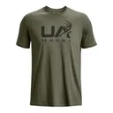 UNDER ARMOUR Men's Antler Hunt Logo OD Green T-Shirt (1366014-391) - Under Armour