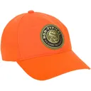 DRAKE Big Game Technology Blaze Orange Patch Camo Twill Cap (DNT8045-BLZ) - Drake