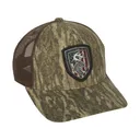 DRAKE Americana Shield Patch Mossy Oak Bottomland Mesh Back Cap (DNT8055-006) - Drake