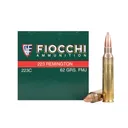 FIOCCHI 223 Rem. 62 Grain FMJBT Ammo, 50 Round Box (223C) - Fiocchi
