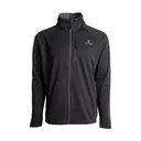 KINGS CAMO Men's Hunter Black Grid Fleece Full Zip Hoodie (KCM1412-BLK) - Kings Camo