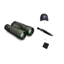 VORTEX Viper HD 12x50mm Binocular w/ Lens Cleaning Pen, Logo Black Camo Hat & Microfiber Cleaning Cloth - Vortex Optics