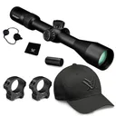 VORTEX Diamondback Tactical 6-24x50mm FFP MOA Reticle Riflescope w/ Pro Series 30mm Medium Rings & Mens Flexfit Cap - Vortex