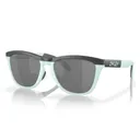 OAKLEY Frogskins Range Matte Carbon/Blue Milkshake Frame/Prizm Black Sunglasses (OO9284-0355) - Oakley