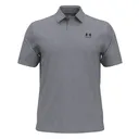 UNDER ARMOUR Men's Tee To Green Freedom Steel/Black Polo (1385909-035) - Under Armour