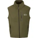 DRAKE Youth Camp Fleece Kalamata Olive Vest (DY1603-KMO) - Drake Waterfowl