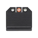 NIGHT FISION Optics Ready Orange Front Ring/Black Rear Rings Stealth Night Sight Set for Glock 43/43x with RMRcc (GLK-003-465-472-OGZG) - Night Fision