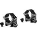 HAWKE Professional Weaver 30mm Low 2pc Black Steel Rings (23105) - Hawke