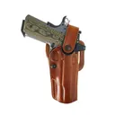 GALCO APO Strongside/Crossdraw Tan Right Hand Belt Holster For Glock 17 Gen 1-5 (APO224R) - Galco