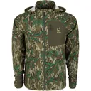 DRAKE Men's Ol' Tom Rain Brake Lightweight Mossy Oak Greenleaf Jacket (OT7530-012) - Drake Waterfowl