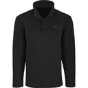 DRAKE Men's Delta Quilted Caviar Black Heather Sweatshirt (DS2060-CAB) - Drake Waterfowl