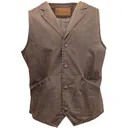 OUTBACK TRADING Arkansas Brown Vest (2835-BRN) - Outback Trading