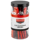 Birchwood Casey Dual End Cleaning Brushes, Double End Nylon, Ergonomic Handle Design, Red, 25 Pieces BC-NYLBRSH-25PK - Birchwood Casey