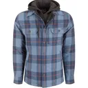 DRAKE Men's Campfire Spellbound Heather Flannel Hoodie (DS1078-SPB) - Drake