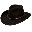 STETSON Mountain Sky Black Crushable Outdoor Hat (SWMTSK-813207) - Stetson