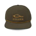 DRAKE Men's Drake X Lost Hat Goat Rope Corduroy Mud Brown Cap (DW0196-MDB) - Drake