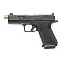 SHADOW SYSTEMS MR920 Elite 9mm 4.5in 10rd Black/Bronze Spiral Threaded Barrel MA Compliant Semi-Auto Pistol (SS-1083) - Shadow Systems
