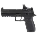 SIG SAUER P320 Full Size 9mm 4.7in 2x17rd Black Striker Fired Pistol with ROMEO-RS PRO Sight (320F-9-BSSP-RS) - Sig Sauer